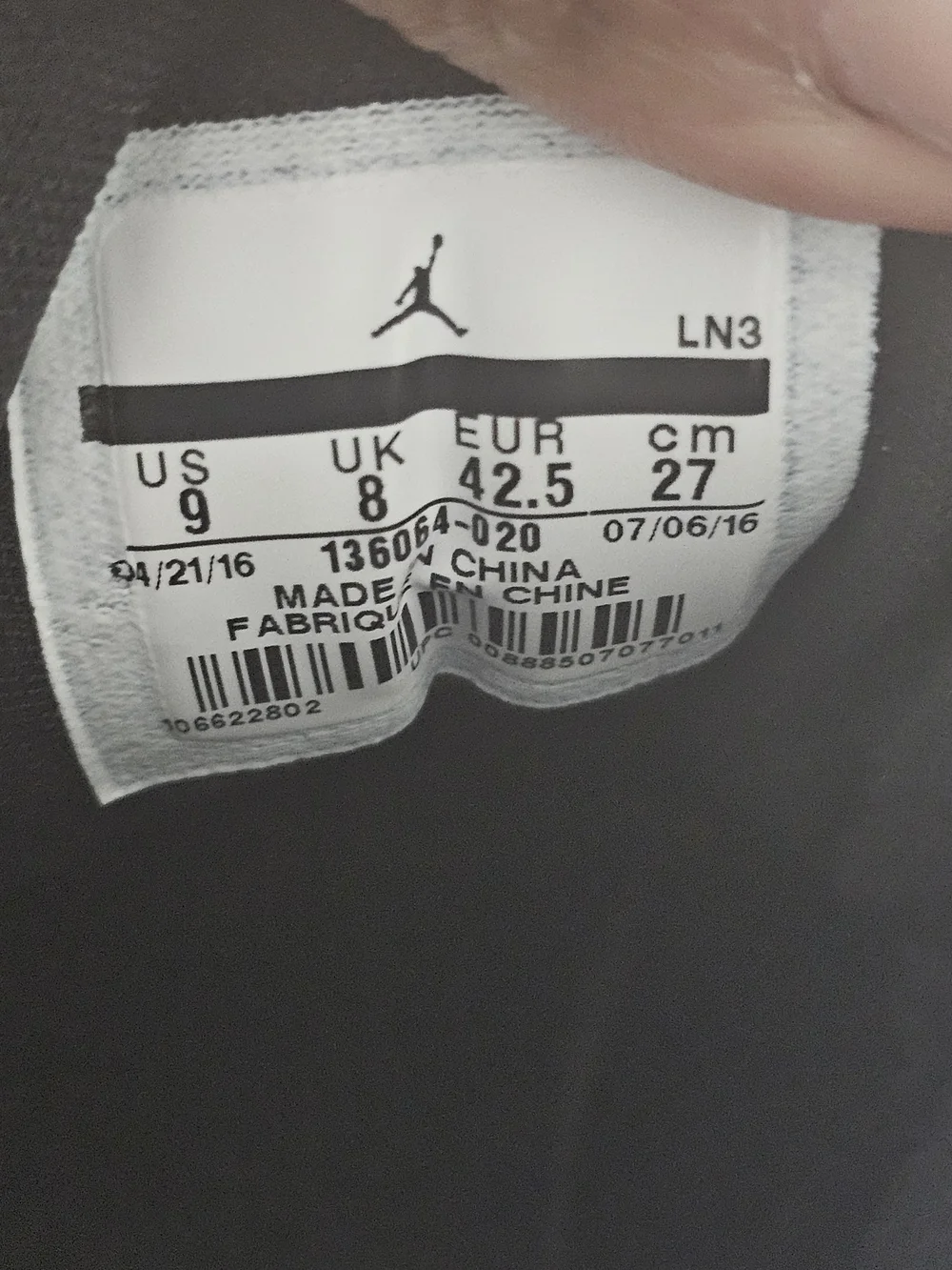 Jordan 3 Retro Black and White Low-Top Sneakers